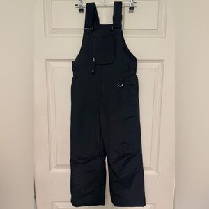 SLALOM Ski Bib Overalls Black Unisex Toddler Winter Snowboarding Skiing Size XL